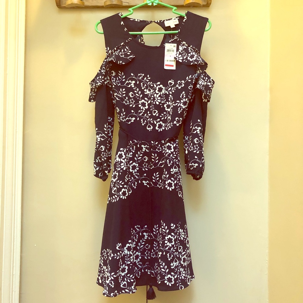 Maison Jules Cold Shoulder Dress